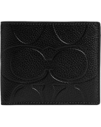 COACH - 3 In 1 Wallet In Maxi Signature Leather - Lyst