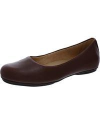 Naturalizer - S Maxwell Round Toe Comfortable Classic Slip On Ballet Flats ,cocoa Brown Leather,9.5 Wide - Lyst