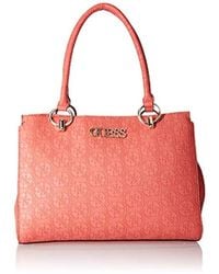 GUESS Heritage Large Girlfriend Satchel
