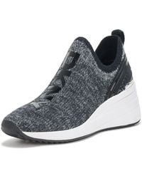 DKNY - Keeva Everyday Slip On Wedge Sneaker With Logo - Lyst