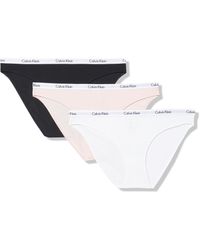 Calvin Klein - Carousel Logo Cotton Stretch Bikini Panties - Lyst