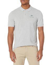 Lacoste - Short Sleeve Croc Graphic Polo Shirt - Lyst