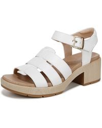 Dr. Scholls - S Oh Kay Fisherman Sandal White Smooth 9 M - Lyst
