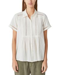Lucky Brand - Lace Button Down Shirt - Lyst