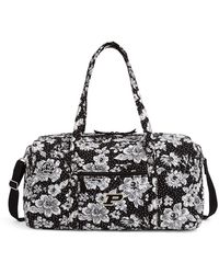Vera Bradley - Collegiate Recycled Cotton Large Travel Duffle Bag - Lyst