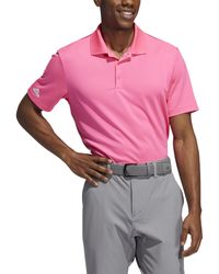 adidas - Performance Primegreen Polo Shirt Pink 1 Lg - Lyst