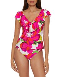 Trina Turk - Standard Bloom Tankini - Lyst