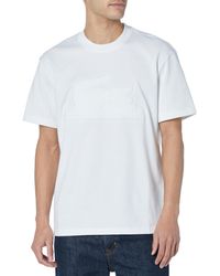 Lacoste - Short Sleeve Puffed Croc T-shirt - Lyst