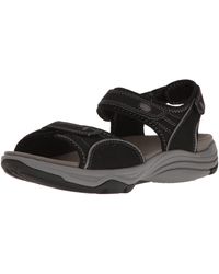 Clarks Wave Grip (sage Nubuck) Women's Sandals | Lyst