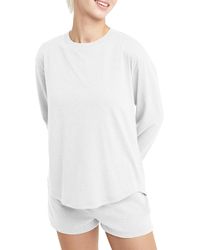 Hanes - Standard Originals Tri-blend Long-sleeve T-shirt - Lyst