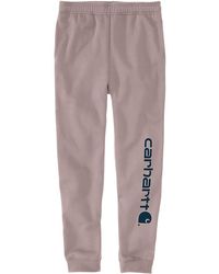 Carhartt - Big & Tall Relaxed Fit Midweight Tapered Logo Graphic Sweatpant - Lyst