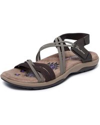 Skechers - S Gore Slingback W Memory Foa Sandals Brown 5 - Lyst
