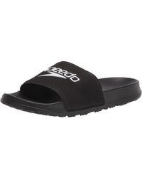 Speedo Flat sandals for Women | Black 