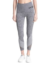 DKNY - Womens Tummy Control Workout Yoga Leggings - Lyst