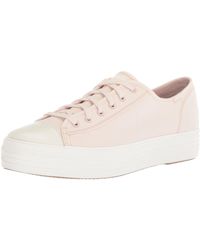 keds triple kick striped mesh