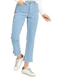 Hudson Jeans - Jeans Holly High Rise Straight Crop 5 Pocket Jean - Lyst