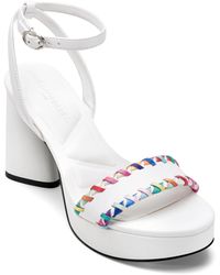 Karl Lagerfeld - Paris Everyday Cushioned Insole Haden-platform Ankle Sandal Boot - Lyst