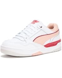 PUMA - Rebound Retro Sneaker White-rose Quartz-feather Gray - Lyst