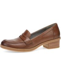Dansko - Waterproof Leather With Rubber Outsole And Leather Stacked Heel For Long-lasting Style In Any Weather Tan 7.5-8 Wide - Lyst