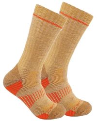 Carhartt - Midweight Synthetic-wool Blend Boot Sock 2 Pack - Lyst