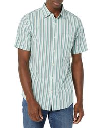 Amazon Essentials - Slim-fit Short-sleeve Poplin Shirt - Lyst