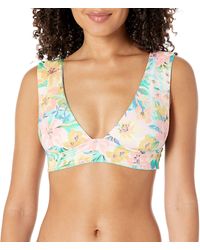 Billabong - Standard Sweet Tropics Reversible Plunge Bikini Top - Lyst