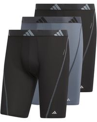 adidas - Performance Mesh Long Boxer Brief Underwear - Lyst