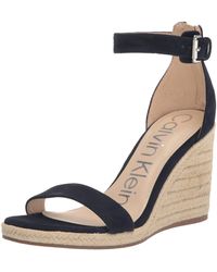 Calvin Klein - Noshela Wedge Sandal - Lyst