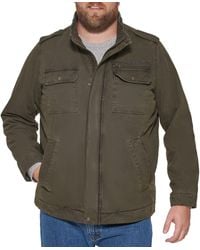 Levi's - Washed Cotton Two Pocket Military Jacket Lightweight - Lyst