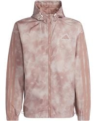 adidas - Essentials All Over Printed Woven Jacket - Lyst