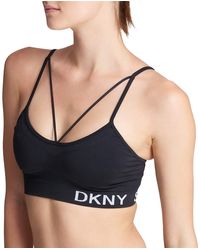 DKNY - Womens Performance Support Yoga Running Sports Bra - Lyst