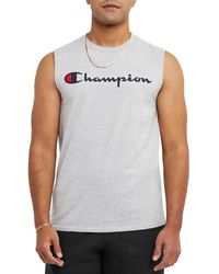 Champion - Big Tall Classic Graphic Muscle Tee - Lyst