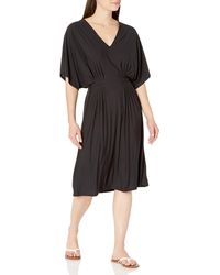 Gottex Standard Bradied Elegance V Neck Beach Dress - Black