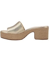 Vince - S Margo Sandals Champagne Gold Leather 9.5 M - Lyst