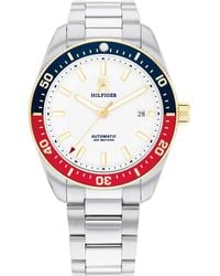 Tommy Hilfiger - Japanese Automatic Movement On Stainless Steel Bracelet - 10 Atm Water Resistance - Gift For Him - Premium Fashion Timepiece For - Lyst