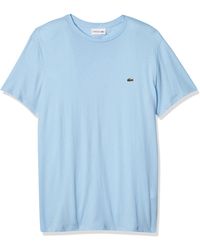 Lacoste - Mens Short Sleeve Crew Neck Pima Cotton Jersey T-shirt T Shirt - Lyst