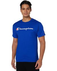 Champion - Classic Jersey Script T-shirt - Lyst