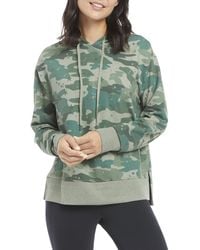 Danskin - Side Slit Pullover Hoodie Sweatshirt - Lyst
