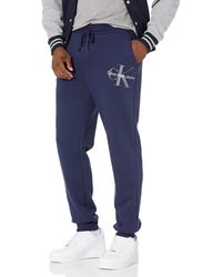 calvin klein camo joggers