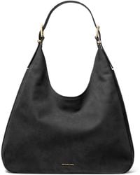 Michael Kors - Lg Hobo Shldr Zwart - Lyst