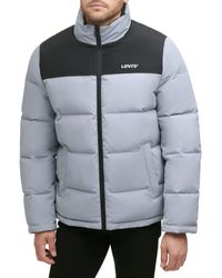 Levi's - Mens Arctic Cloth Retro Bubble Puffer Jacket Down Alternative Coat - Lyst