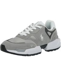 Polo Ralph Lauren - Jogger Suede & Mesh Sneaker - Lyst