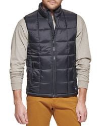Dockers - Box Quilted Puffer Vest - Lyst