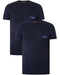 Emporio Armani - Lot de 2 t-Shirts Bold Monogram pour - Lyst