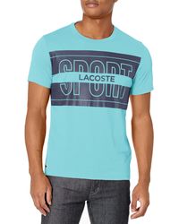Lacoste - Short Sleeve Graphic Sport T-shirt - Lyst