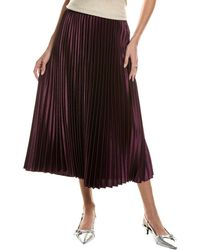 Anne Klein - Pleated Skirt - Lyst
