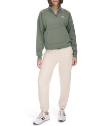 Tommy Hilfiger - Performance Fleece Mock Neck Pullover,basil,l - Lyst
