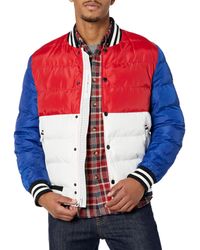 Tommy Hilfiger - Quilted Varsity Puffer Bomber - Lyst