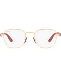 Ray-Ban - Rx6484m Scuderia Ferrari Collection Square Prescription Eyewear Frames - Lyst