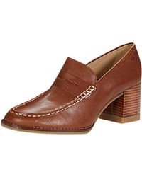 Sperry Top-Sider - Seaport Penny Heel Leather Shoes 11 M (B) - Lyst